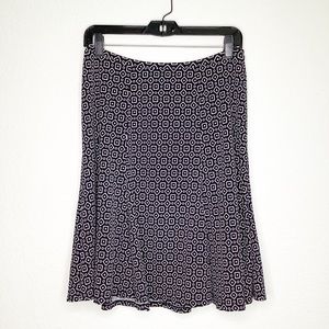 George Womens Geometric Stretch Skirt S